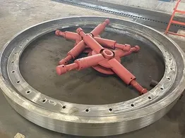 Rotary drum tire (riding ring)